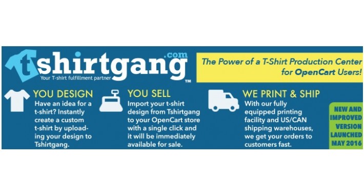 OpenCart Tshirtgang