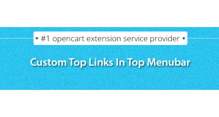 Custom Links In Top Menu