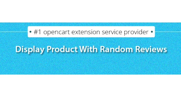 Display Product With Random Reviews