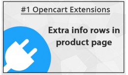 Extra info rows in product page 