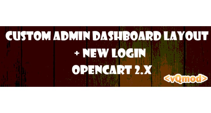custom admin dashboard layout and new login