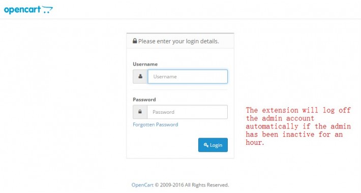 Inactive Admin Logout
