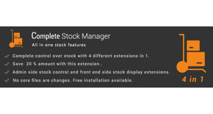Complete stock manager : All in one stock tools