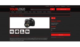 Black Red Theme - Opencart 2.x Theme