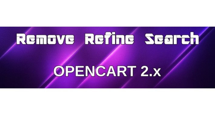 Remove Refine Search