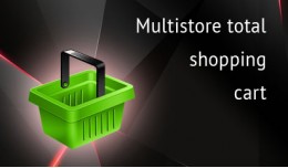 Multistore. Total shopping cart + Generally auth..