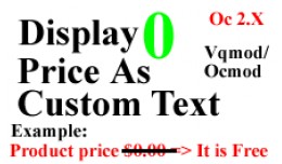 Zero price custom text (Remove zero prices)
