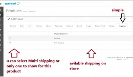 shipping per product (quick and easy)