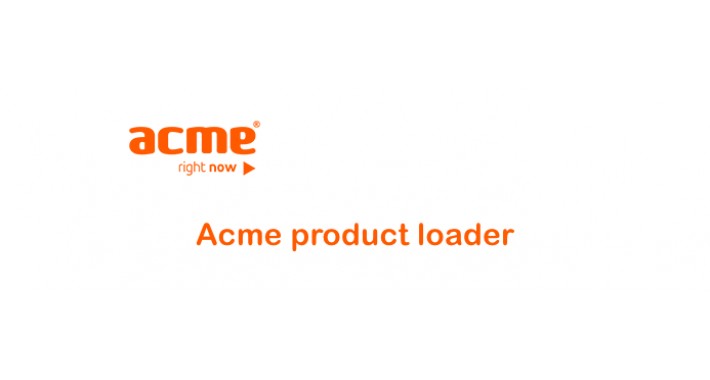 Acme product import for OpenCart 2 shops