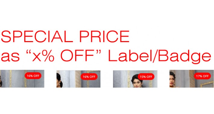Special Offer Percentage Label