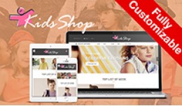 OpenCart Fashion Kids Store Theme - Responsive T..