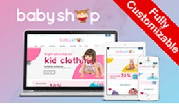 Baby Shop Responsive OpenCart Theme - Babies &am..
