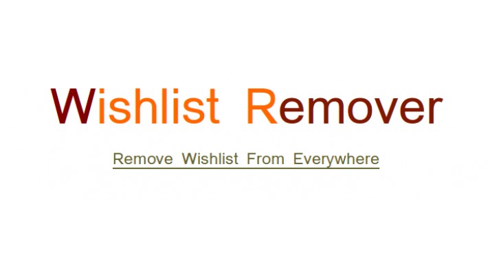 Remove Wishlist from everywhere (VQmod)  (Support discontinued)