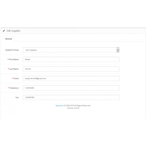 opencart purchase order manager extension
