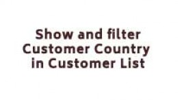 [vqmod] Show & Filter Country in Customer List