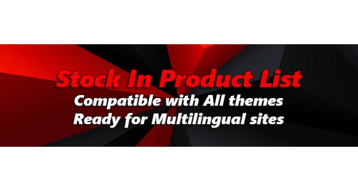Stock in Product List