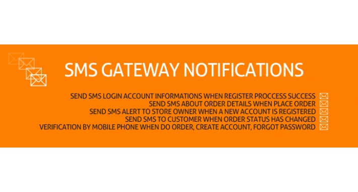 SMS Gateway Notifications