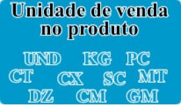 Unidade de venda do produto (Product sales unit)