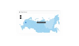 Map of Russia with regions for admin