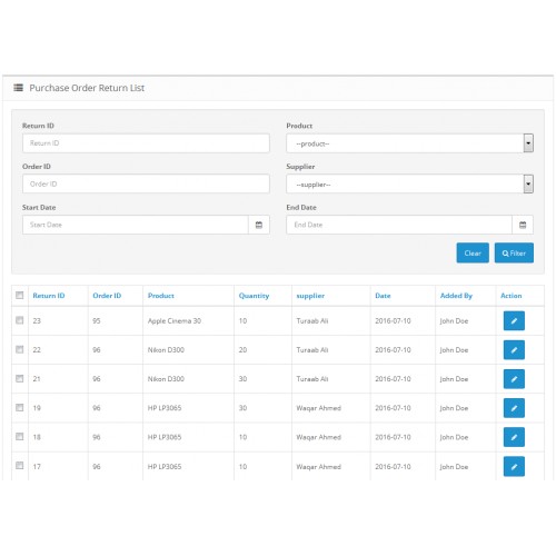 OpenCart - Green Inventory