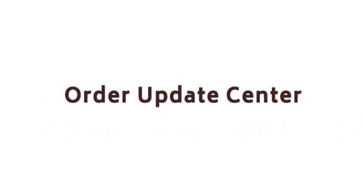 Order Update Center