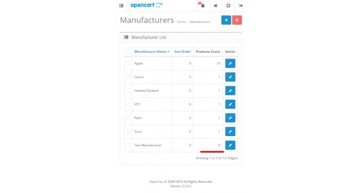 Show Count Products of Manufacturers v1.0.1
