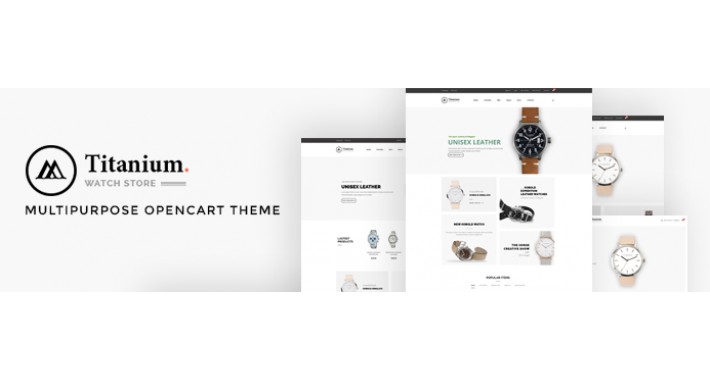 Pav Titanium - Advanced Opencart Theme for Watch & Jewelry