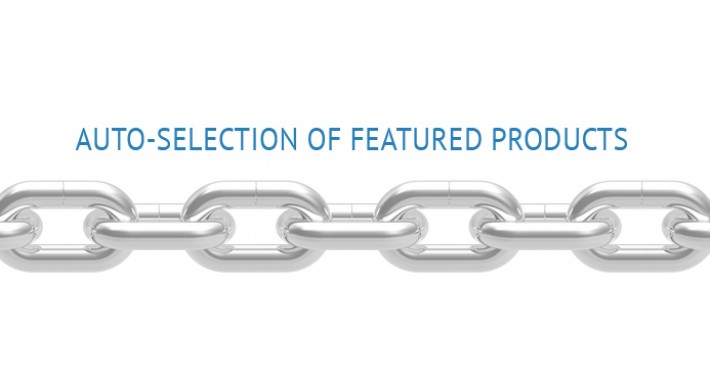 Auto-selection of featured products