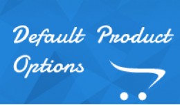 Default Product Options for Opencart