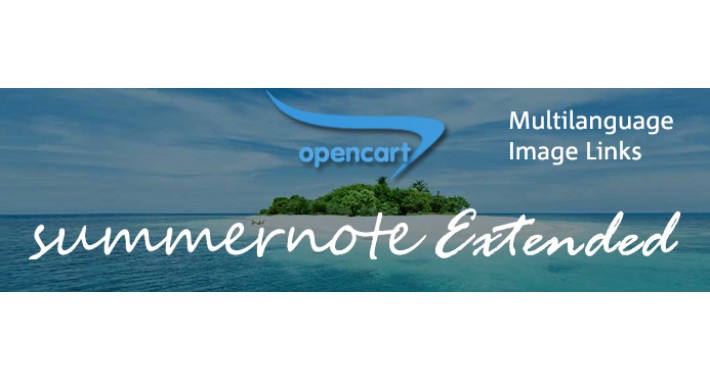 Summernote Extended - Multilanguage and with Image Link