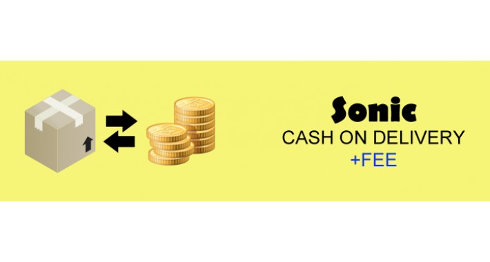 Sonic Cash on Delivery Fee Shipment