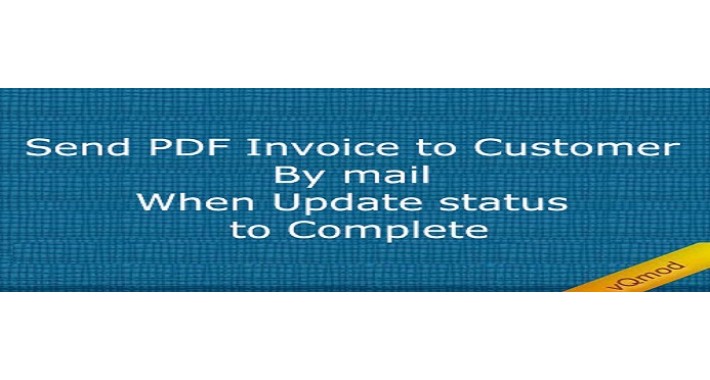 Send PDF Invoice to Customer by mail