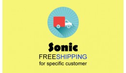 Sonic Free Shipping for Specific Customer