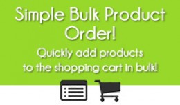 BULK PRODUCT ORDER FOR OPENCART 2