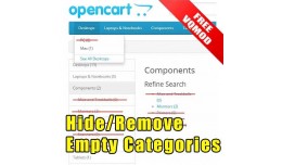 Hide / Remove Empty Categories for OC2 (vQMod)