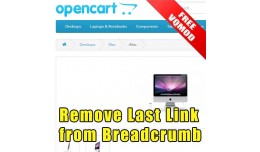 Remove Last Link from Breadcrumb for OC2 (vQmod)