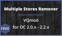 Multiple Stores Fields Remover