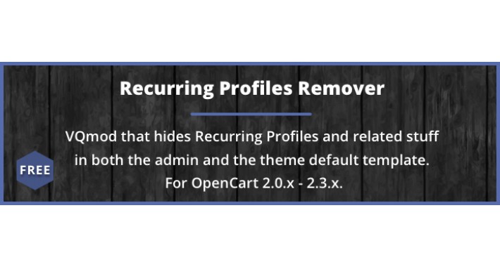 Recurring Profiles Remover