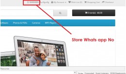 store whats app number