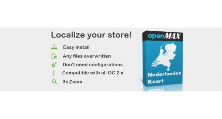 Nederlandse Kaart voor Admin