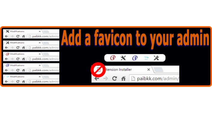 Add a favicon to your Admin