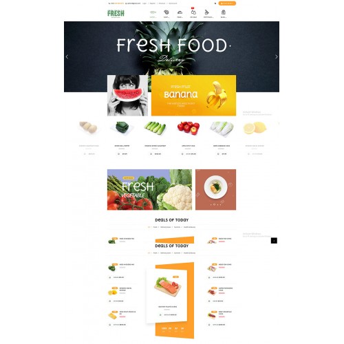 OpenCart - Pav Fresh - Best Food and Drink Responsive Opencart Theme