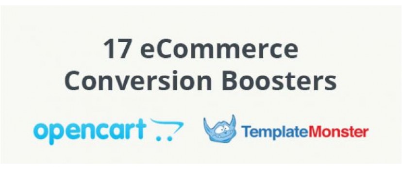 17 eCommerce Conversion Boosters (Infographic)