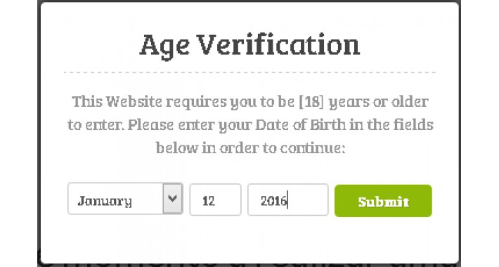 Age Check Website