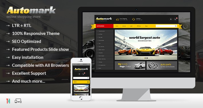 Automark Opencart Theme - OPCADD022