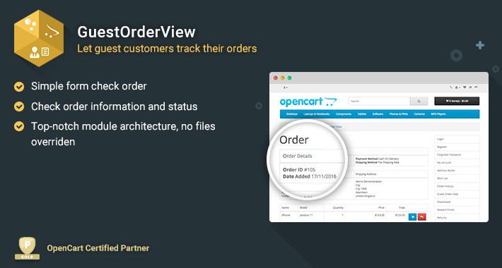 Guest Order View - Let guest customers track their order