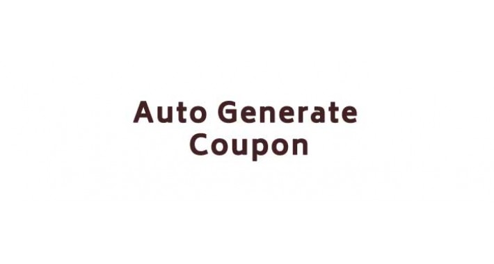 Auto Generate Coupon