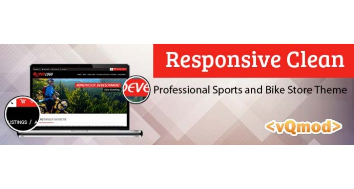 Sports and Bike Store Opencart Theme