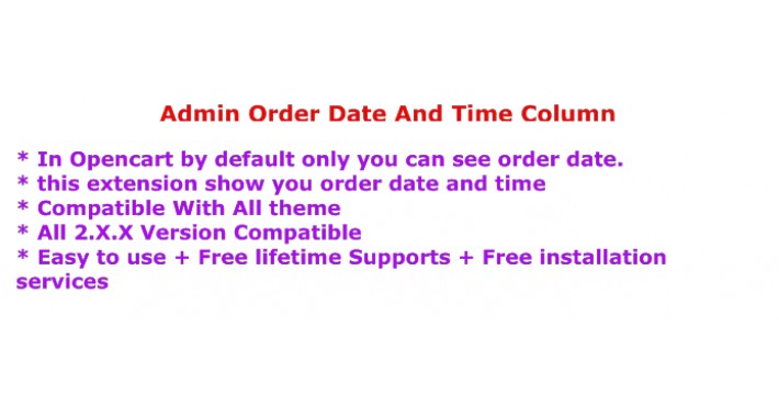 Admin Order Date And Time Column