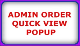 Admin Order Quick View Popup